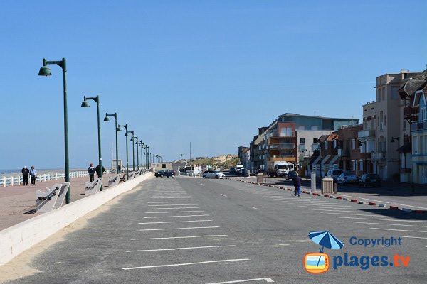 Seaside front of Quend-Plage