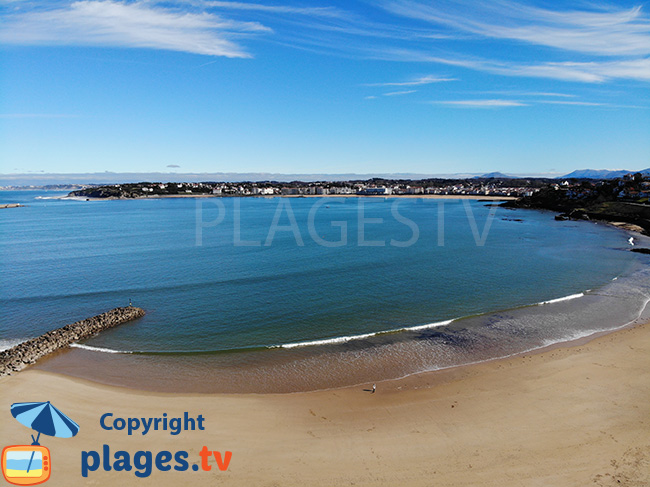 Spiaggia di Socoa - baia di St Jean de Luz