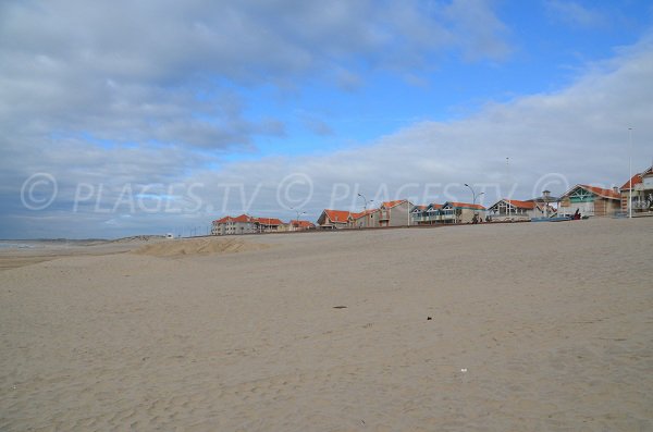 Environnement de la plage du centre ville de Soulac