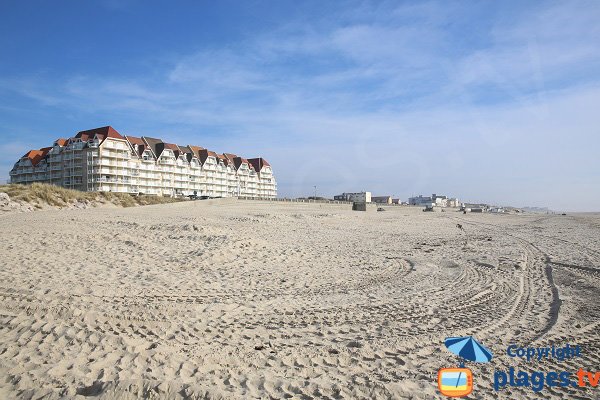 Plage de Stella du nord vers le sud