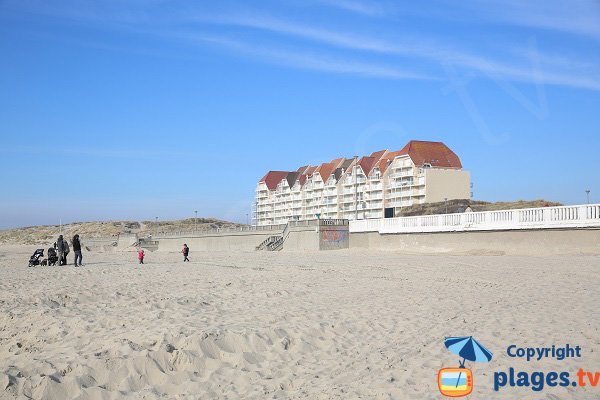 Plage du centre de Stella côté nord