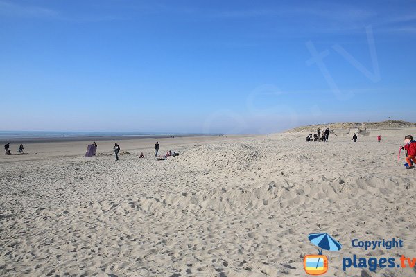 Stella beach towards Le Touquet