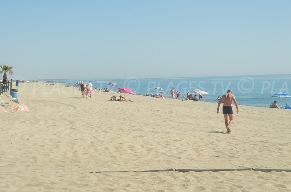 Plage principale de Torreilles - proche de Perpignan