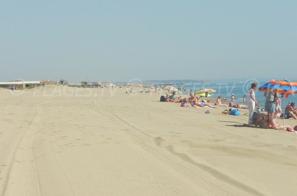 Plage publique à Torreilles