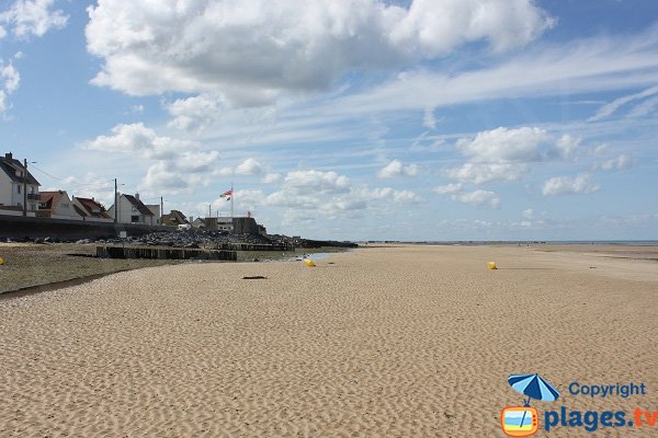 Photo de la plage de Ver sur Mer en Normandie