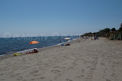 Plage à Cervione