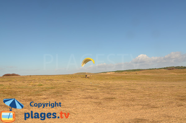 Parapente à Tarnos sur la plage