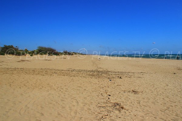 Chapelle beach in Sérignan in France