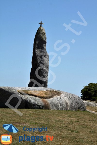 Menhir von Men Braz - Brignogan-Plage