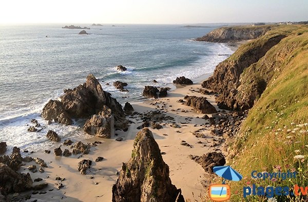 Plage naturiste à Plouarzel en Bretagne