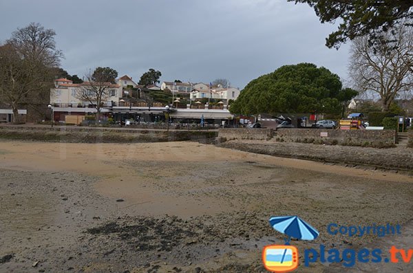 Foto della spiaggia al castello di Pornic - Francia