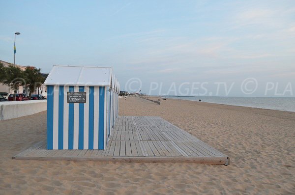 Cabines de bain à Châtelaillon