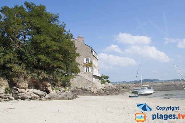 environment of Chatelet beach - St Jacut