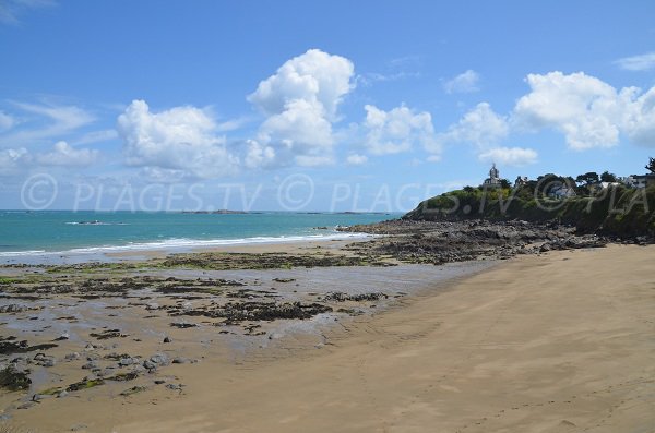 Plage du Châtelet à marée basse - St Quay Portrieux