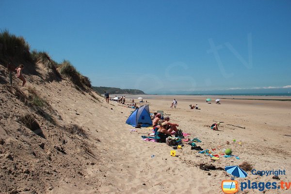 Plage du Chatelet, vue sur le Cap Gris Nez