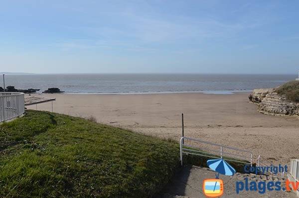 Chay beach in Royan in France