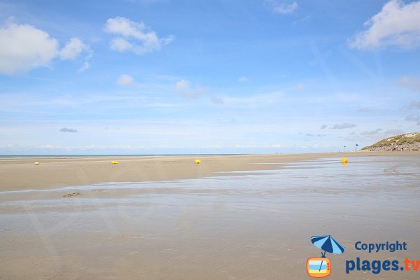 Plage du chemin des Bateaux - marée basse - Ste Cécile