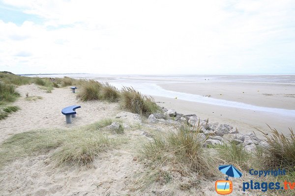 Point de vue sur Ste Cécile et sa plage