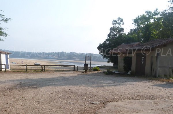 Abord de la plage des Chênes Lièges à Hossegor