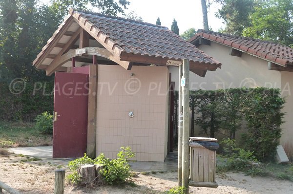 Sanitaire de la plage d'Hossegor des Chênes Lièges