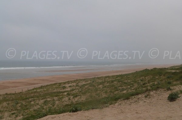 spiaggia sud di Moliets-et-Mâa - Francia