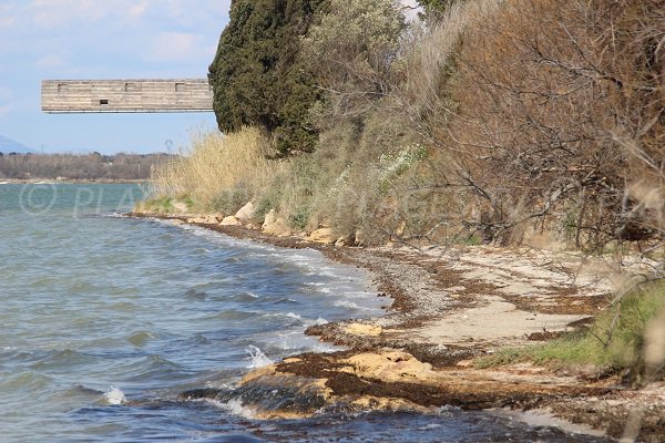 Plage à proximité des thermes Hespérides à Balaruc les Bains