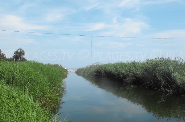 Passage au dessus du Chiorura avec vue sur la mer