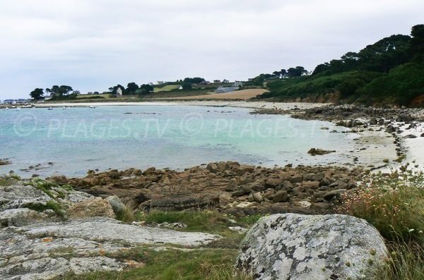 Photo de la plage aux Choux à Trévou Tréguignec