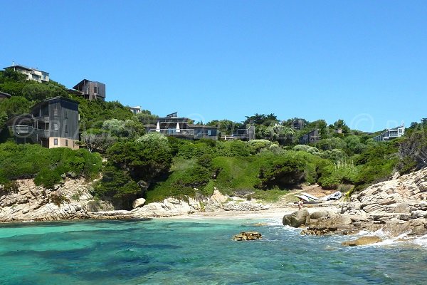 Ciappili cove in Bonifacio in Corsica