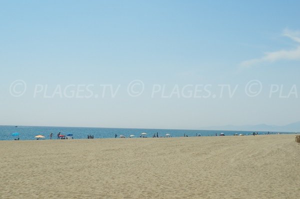 Foto della spiaggia della cita del porto - Barcarès