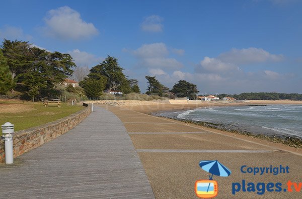 Photo de la plage Clémenceau à St Vincent sur Jard