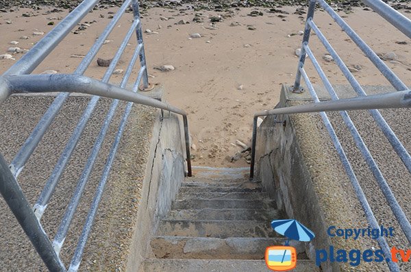 Access to Clémenceau beach - St Vincent sur Jard