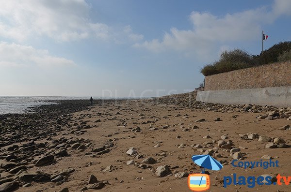 Extrémité de la plage Clémenceau - St Vincent sur Jard