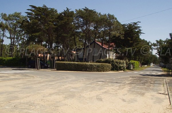 Parking de la plage Clémenceau à La Tranche sur Mer