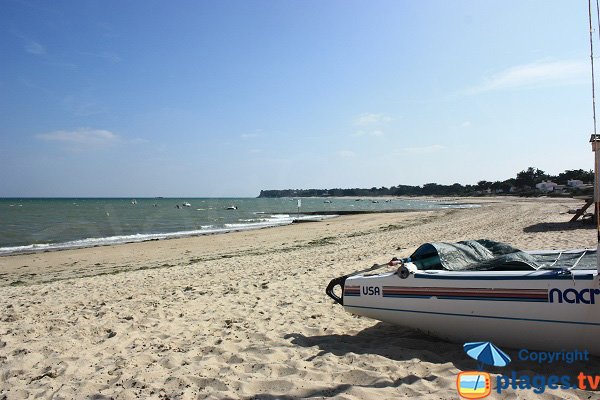 Foto della spiaggia della Clère a Noirmoutier