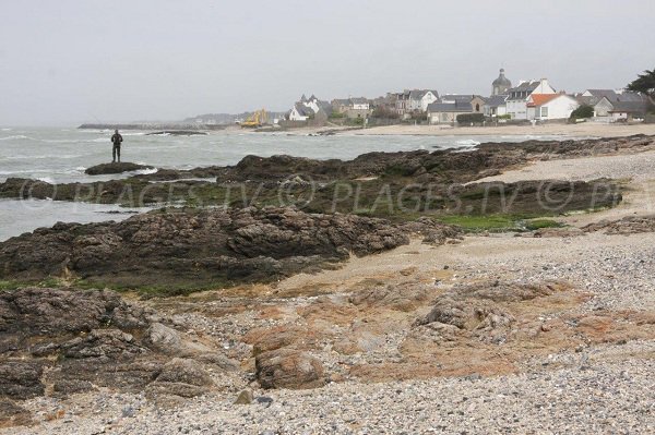 Chatousseau beach and view on Piriac and St Michel beach