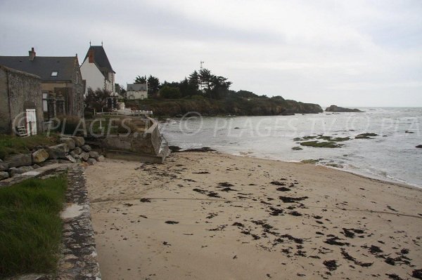 Closio beach in Piriac sur Mer in France