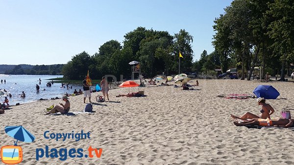 Photo de la plage du Col Vert à Vielle St Girons dans les Landes - Lac Léon