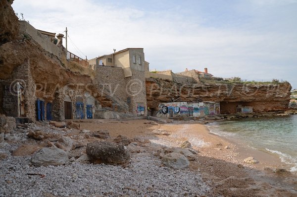 Plage des Sablettes à Marseille