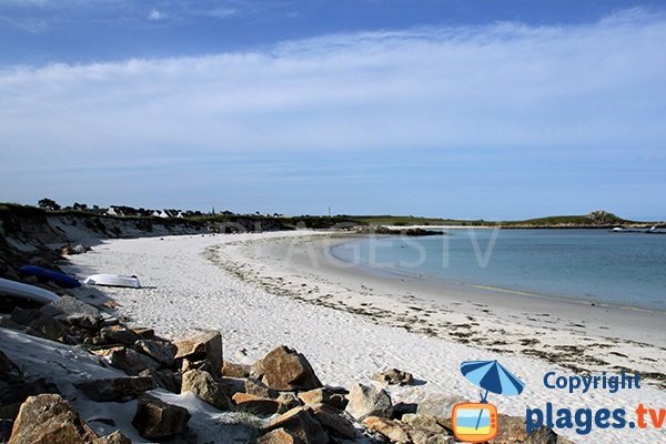 Photo de la plage des Colons à Porspoder