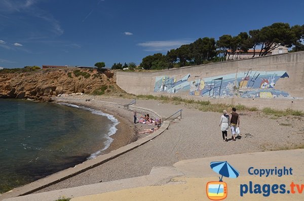 Spiaggia Combattants a Port le Bouc in Francia