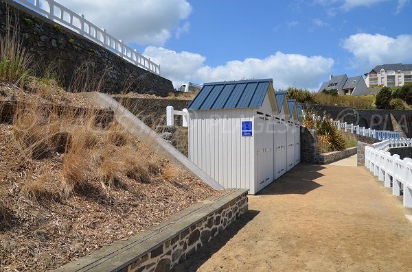 Access to Comtesse beach - St Quay Portrieux