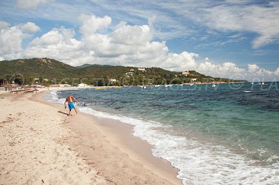 Plage de Conca partagée avec Solenzara