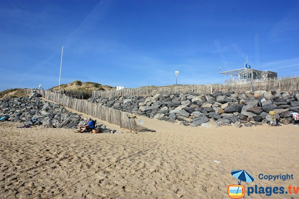 Lifeguard station of Conches beach - Longeville sur Mer