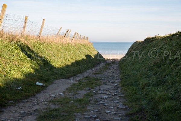 Sentier pour les falaises des confessionnaux