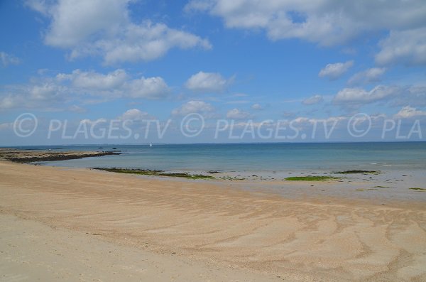 Photo de la plage du Conguel sur la presqu'ile de Quiberon