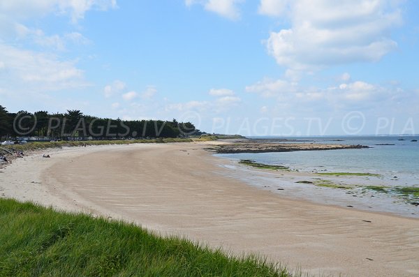 Foto della spiaggia Sud del Conguel a Quiberon