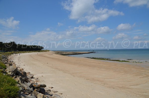 Conguel beach in Quiberon in France