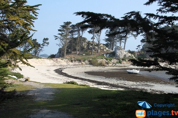 Beach of Perharidi peninsula - Roscoff