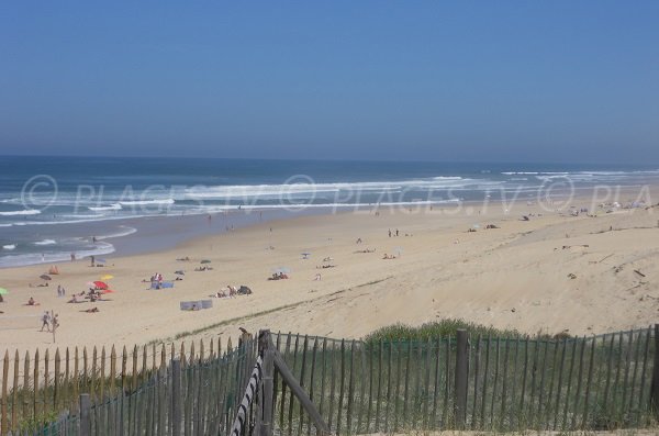 Photo de la plage de Contis dans les Landes